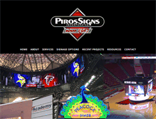 Tablet Screenshot of pirossigns.com
